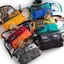 SQ3 Patagonia Túi đeo chéo phong cách Mỹ ngoài trời Túi câu cá Nylon chống thấm nước nhẹ QS3