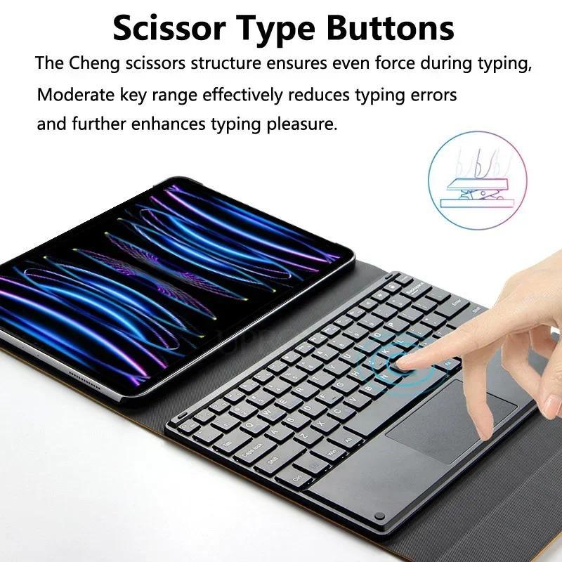 Vỏ Bàn Phím Cảm Ứng Cho Lenovo Legion Y700 Gen 5 8.8 Inch Bàn Phím Bluetooth Không Dây Chuột Cho Y700 Gen 5 Phụ Kiện