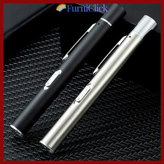 FURNICLICK Bút đèn LED tiện dụng hỗ trợ y tế, thép không rỉ, ánh sáng kép