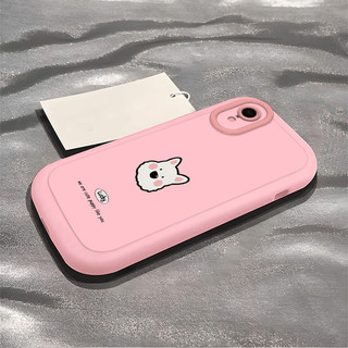 Ốp lưng IPhone 17 16 15 14 13 12 11 Pro Max XRXSMax 78 Plus Dễ thương Cartoon Puppy Couple Puff trường hợp điện thoại