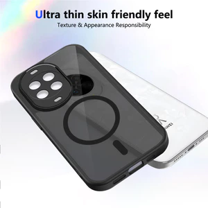 Ốp lưng Huawei Nova 14 Pro Vỏ thu hút từ tính màu đen mờ cho Ốp điện thoại Huawei Nova 14 5G