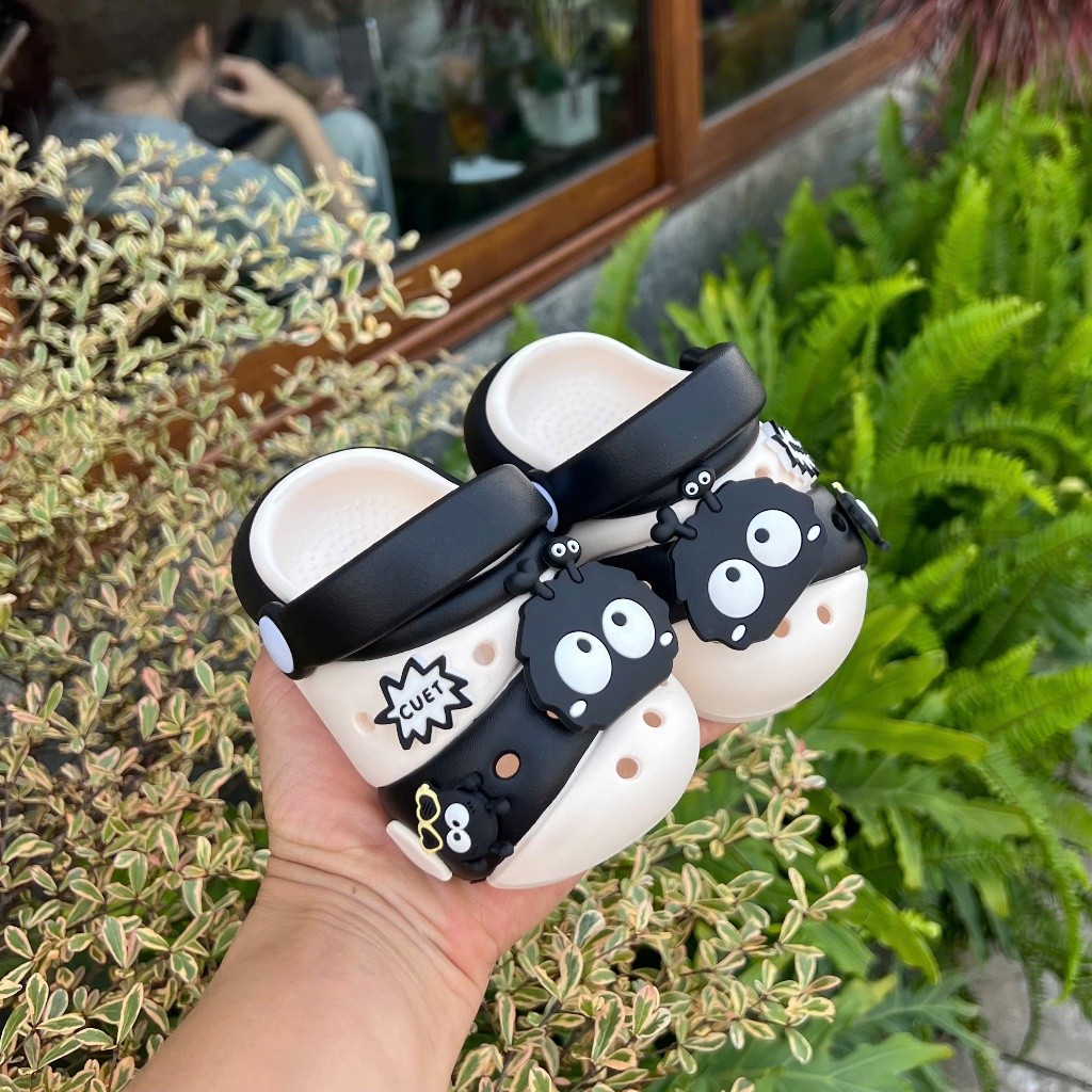 ( hàng sẵn ) sandal bé gái dép sục cho bé trai stick đáng yêu mềm êm chân mãu mới EVA bé từ 6m  CUTE3328 ( có video )