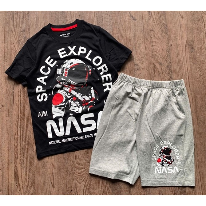 Bộ Cộc Cotton Bé Trai The Skite Boys Vải cotton co giãn 4 chiều thấm hút mồ hôi cho bé từ 22-50kg