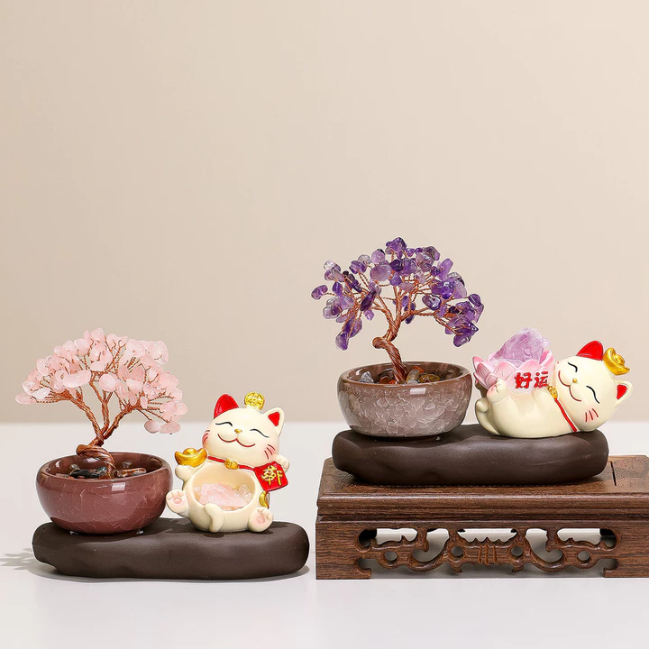 cây thạch anh mèo thần tài đồ trang trí bàn làm việc đồ trang trí phòng ngủ đồ decor trang trí tết decor phòng khách đồ trang để bàn decor bàn làm việc phong thuỷ đồ trang trang nhà quà tặng may mắn t
