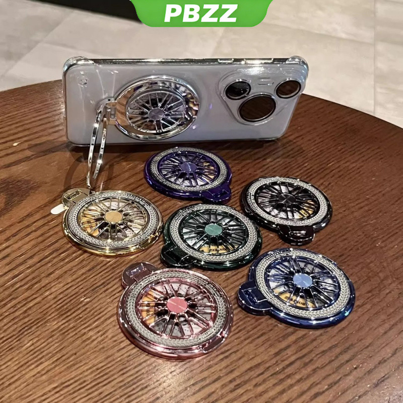 Giá đỡ điện thoại di động xoay sáng tạo, giá đỡ ngón tay, xoay độ tương thích với iPhone, sạc không dây