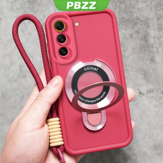 Ốp lưng 2026 cho SAMSUNG S20 S22 s21 fe s21 ultra S20 S22 s21 plus 5G Vỏ điện thoại Vỏ mềm chống sốc thiết kế mới thẩm mỹ có giá đỡ & dây buộc cho bé gái JTMSZJ02