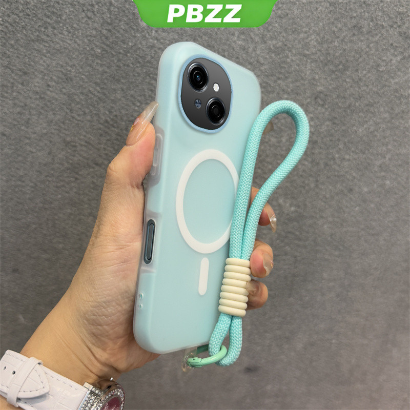 Ốp 2 Trong 1 Cho tecno Spark Go 1 GO 2025 POP 9 5G Spark Go 1S Vỏ Điện Thoại Chống Sốc Thiết Kế Mới Thẩm Mỹ Vỏ Thạch Màu Kép Có Dây Buộc Từ Tính Không Dây GDBSWX01