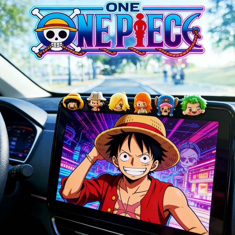 6 Cái / bộ Phiên Bản Q One Piece Anime Hình Luffy Zoro Sanji Nami Chopper Usopp Hình Đồ Chơi Mô Hình Đồ Chơi Xe Hơi Đồ Trang Trí