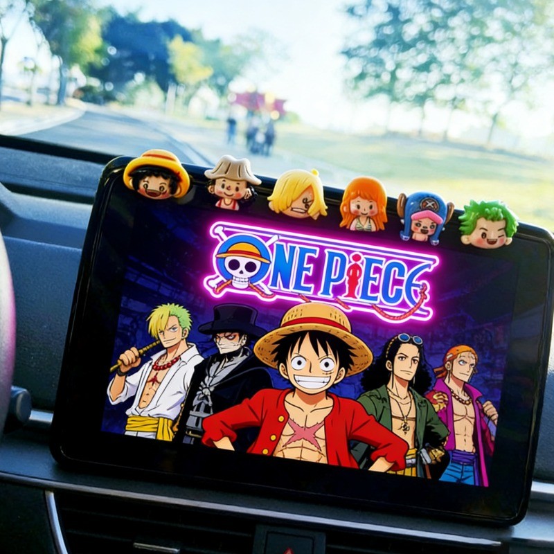 6 Cái / bộ Phiên Bản Q One Piece Anime Hình Luffy Zoro Sanji Nami Chopper Usopp Hình Đồ Chơi Mô Hình Đồ Chơi Xe Hơi Đồ Trang Trí