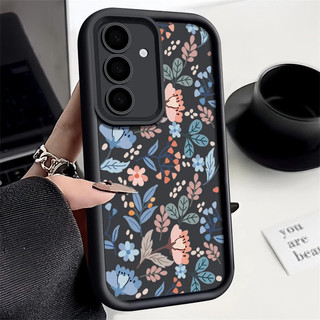 Full Màn Hình Hoa Nhỏ Lá Xanh Thực Vật Điện Thoại Di Động Dành Cho Samsung Galaxy A15 A12 A05s A14 A16 A17 A07 A56 A26 A36 A06 A03 A04 A50s A13 A03s A52 A53 A54 A05 Ốp Điện Thoại Dễ Thương
