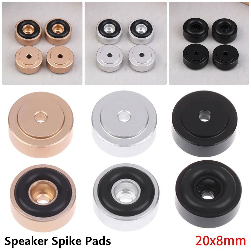 STABFOAM 1 / 4 Miếng đệm chân, Đế loa HIFI hợp kim nhôm, Đế khuếch đại cách ly chống sốc bền 20x8mm Chân đế cho loa Bộ khuếch đại CD