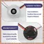 45mm 80000Rpm BL4560 DC 120W Máy hút bụi ô tô Động cơ không chổi than Máy hút bụi không dây tốc độ cao Micro-Motor Dễ dàng cài đặt (R F C V)