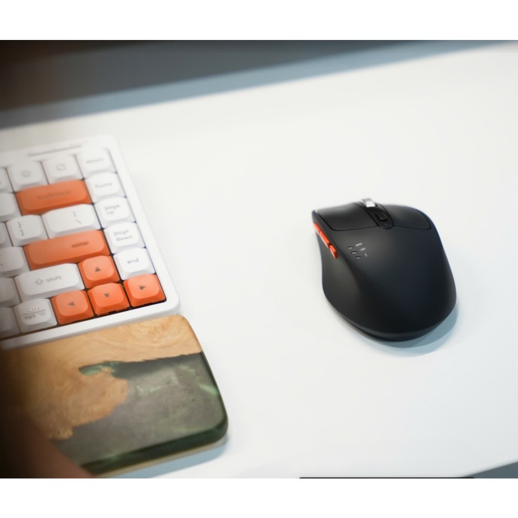 Chuột không dây HyperWork Silentium MS01 (Switch silent yên tĩnh, kết nối 3 Mode) - Hàng chính hãng