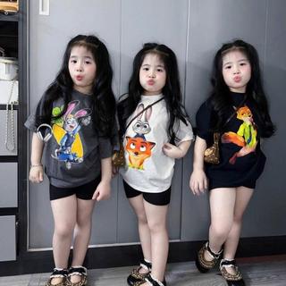 S185-[tomnaukids] Set áo thun THỎ phối quần leggin cho bé gái size từ 9-40Kg