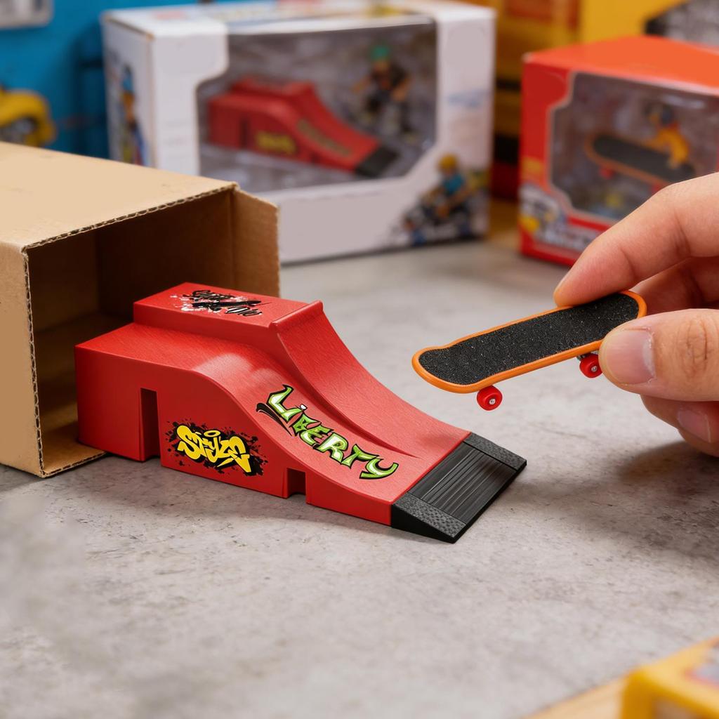 Mini Ngón Tay Ván Trượt Ramp Set Ngón Tay Skate Park Kit Ngón Tay Huấn Luyện Đồ Chơi Dành Cho Người Lớn Trẻ Em Nam Nữ sonlekvn
