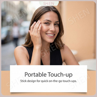 Hui.Portable Foundation Stick Concealer Foundation Stick Series Multi-Color Tùy chọn Kem che khuyết điểm tự nhiên Ánh sáng nền trong suốt