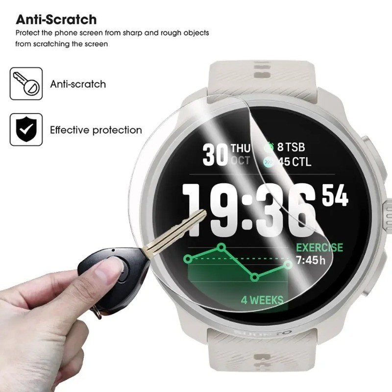 1-3 Chiếc Full Cover HD Trong Suốt Mềm Hydrogel Cho Oppo Watch X3 X2 X Mini Phim Mềm Chống Cháy Nổ Cho Oppo WatchX3 WatchX2 WatchX WatchX2Mini Bảo Vệ Màn Hình Đồng Hồ Thông Minh