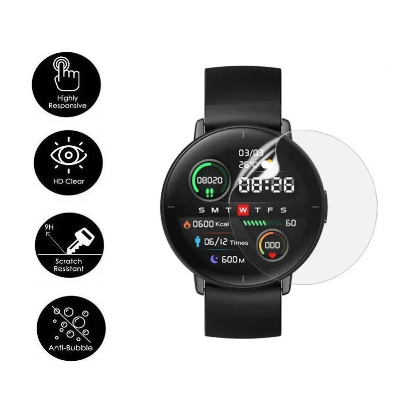 3 Bộ Phim Mềm Hydrogel Ultra HD Cho Xiaomi Watch S5 S4 Sport 46mm 47mm 41mm Trong Suốt Đồng Hồ Thông Minh Bảo Vệ Màn Hình Cho Xiaomi Watch S3 S2 S1 Pro 46mm 42mm Phim Mềm Trong Suốt Chống chói