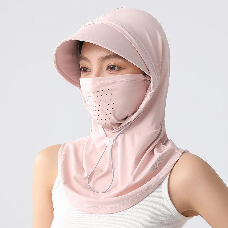 Mũ chống nắng bằng lụa, bảo vệ cổ, tiện lợi cho mùa hè và khi lái xe đạp