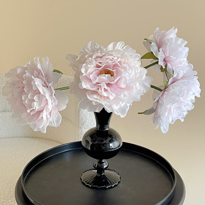 [Sẵn Sàng] Hoa Mẫu Đơn Giả Cao Cấp 18cm Bó Hoa Lụa Mẫu Đơn Phong Cách Châu Âu Decor Nhà Cửa Sang Trọng Phụ Kiện Chụp Ảnh Trang Trí Đám Cưới (37cm)