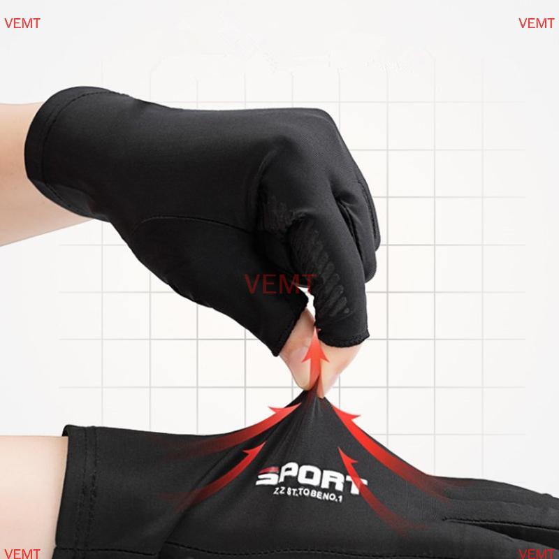 Găng Tay Ice Silk Sun Proction Nam - Thoáng Khí cho Lái Xe và Câu Cá