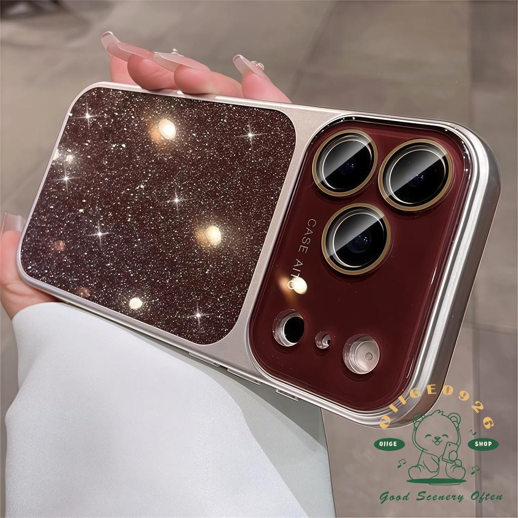 【 Ốp lưng iPhone17 】 Vỏ điện thoại dạng lỏng lấp lánh chống rơi iphone17 Pro Max 16 15 14 cho vỏ iPhone Vỏ mềm silicon TPU chống sốc