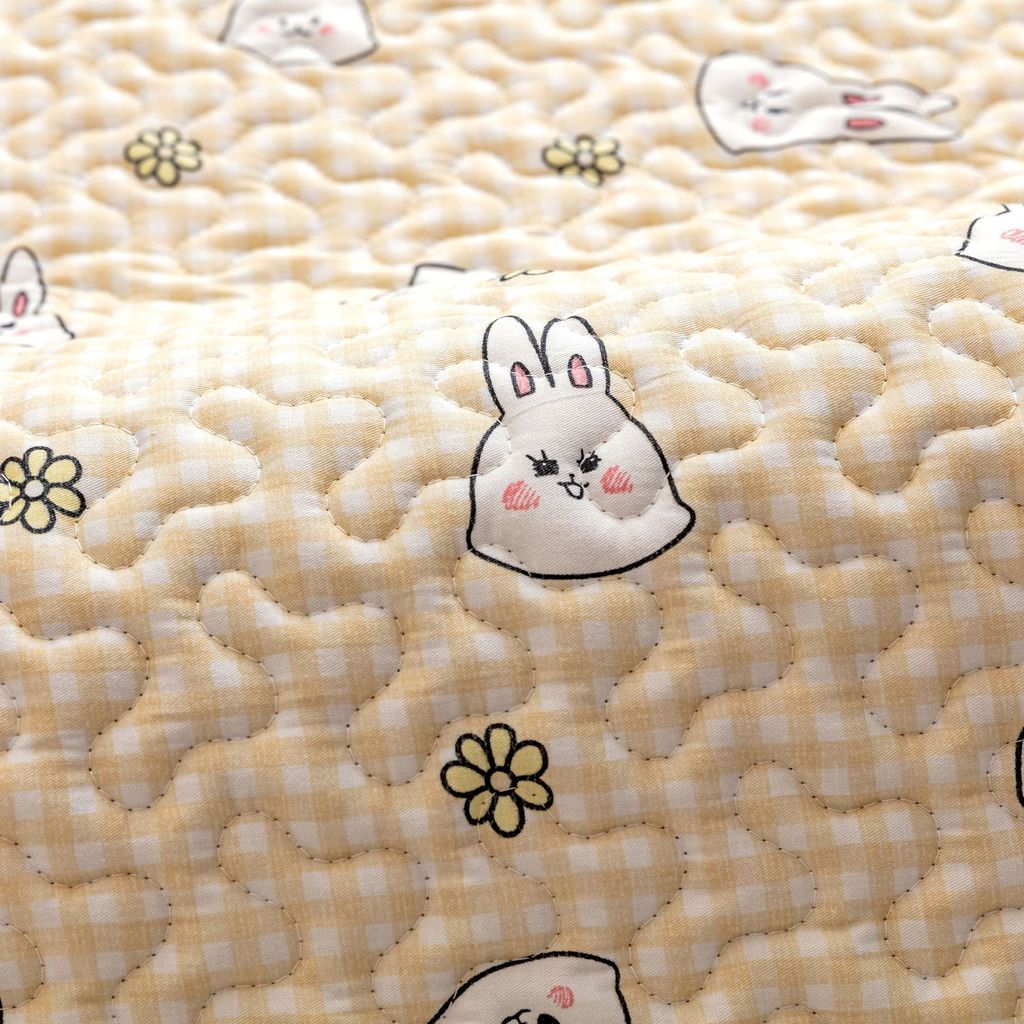 Thảm cotton Twill nguyên chất chống trượt cho phòng ngủ, phòng trẻ em