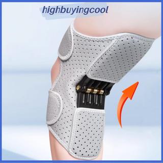 Nẹp hỗ trợ đầu gối rebound lò xo có thể điều chỉnh, thoáng khí, giúp tăng áp và ổn định khớp gối
