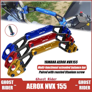 CHO YAMAHA AEROX155 NVX155 Xe Máy Đa Chức Năng Thanh Cân Bằng Thanh Chữ Thập Giá Đỡ Bu Lông Titan Tay Cầm Hỗ Trợ Gắn