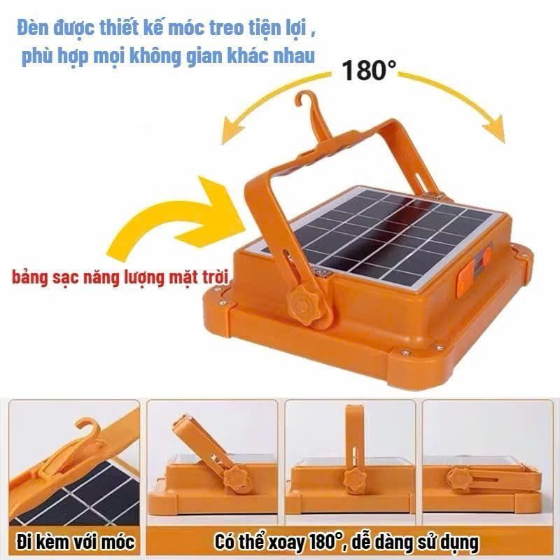 Đèn Led chiếu sáng - Đèn Led Năng Lượng Mặt Trời Cầm Tay , Đèn Tích Điện Chống Nước. C87 SHOP