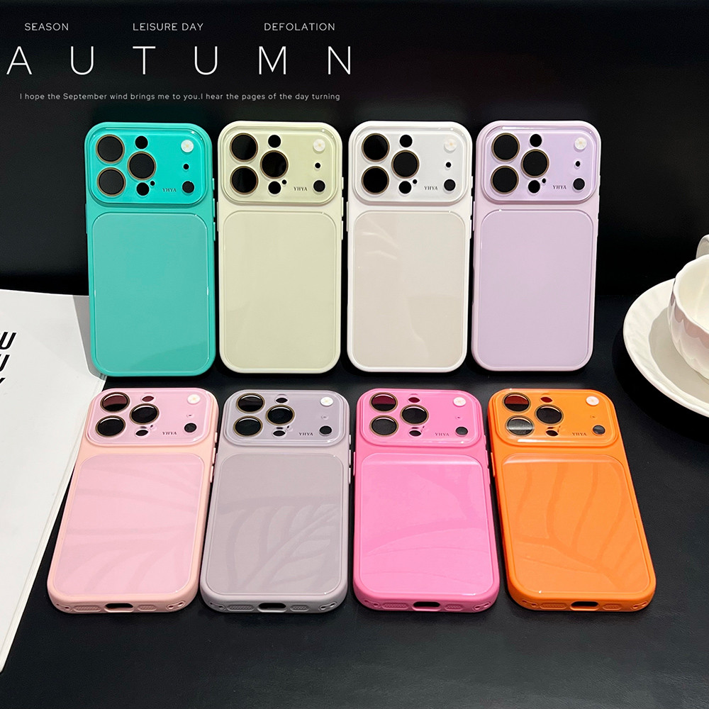 Ốp điện thoại Acrylic thủy tinh 17 Series tức thì cho iPhone 17 Pro Max 16 15 14 13 12 Vỏ bảo vệ chống sốc