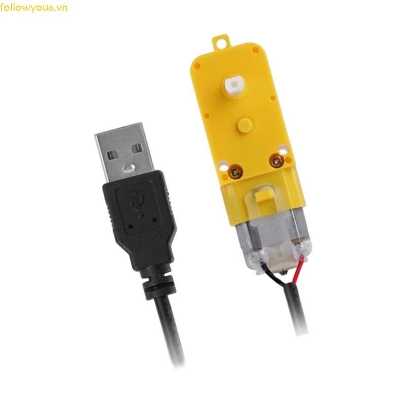 Fol Cho Động Cơ Decal Trục Đơn 5V 59RPM Tỷ Lệ 1 220 Động Cơ Giảm Cho Robot Máy Tự Động Tạo Kiểu