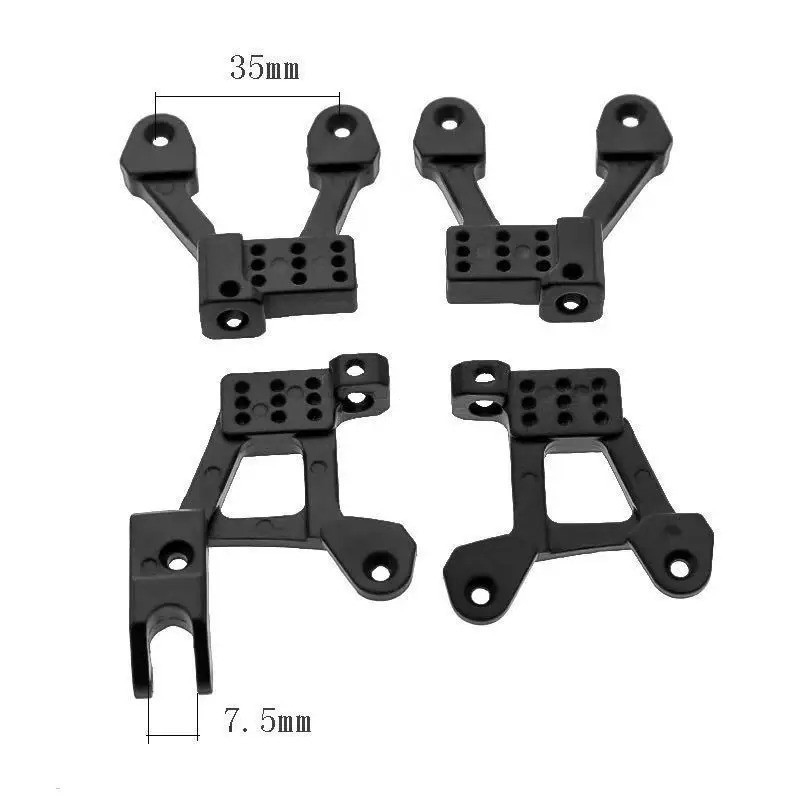 4 Kim Loại Trước & Sau Giảm Chấn Tháp Gắn Vòng Cho Trục SCX10 II 90046 90047 1 / 10 RC Xe Bánh Xích Nâng Cấp Phần