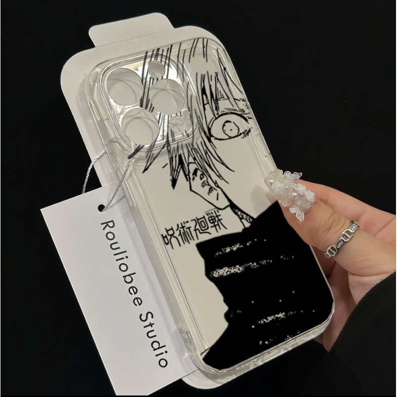 Ốp Điện Thoại Anime Jujutsus Kaisens Gojo Cho RENO 11F 12F 10 Pro 12 11 Pro 7Z 8Z 5Z 6Z 5 6 5G 2F 2Z Vỏ Silicon Mềm Trong Suốt