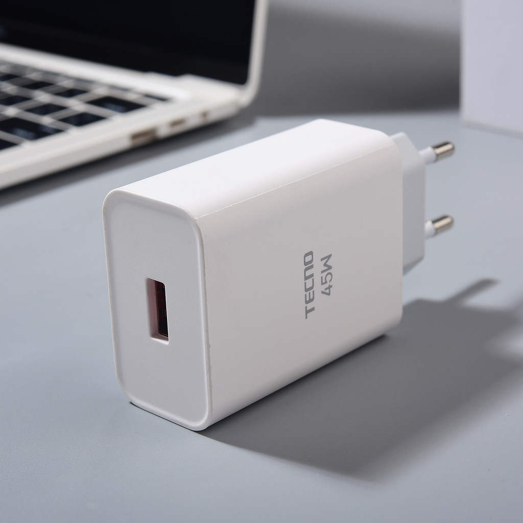 Bộ sạc Tecno 45W Bộ chuyển đổi nguồn sạc siêu nhanh Cáp USB C cho Tecno Camon 40 30 20 30S Spark 30 20 Pro Phantom V Flip Pop7