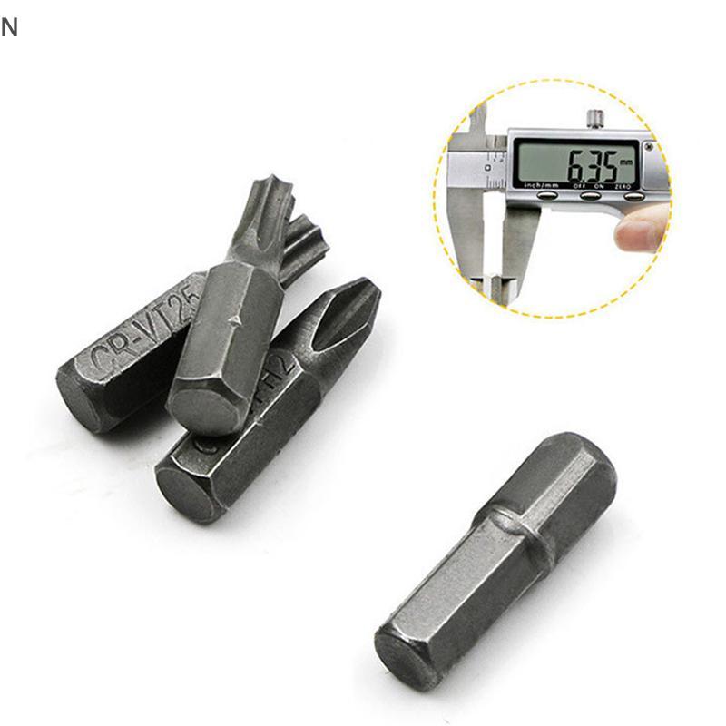 NS L Loại 1 / 4 Mũi tuốc nơ vít hình lục giác 90 độ Tay cầm hai đầu Bla 6.35mm Công cụ cờ lê để phù hợp với Bộ Bit NS
