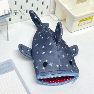 (TFT) Sáng Tạo Kawaii Shark Star Pencil Case Hoạt Hình Ngộ nghĩnh Miệng Cá Mập Dây Kéo Túi Đựng Bút Chì Cá Mập Dễ Thương Văn Phòng Phẩm Túi Bảo Quản Quà Tặng MỚI