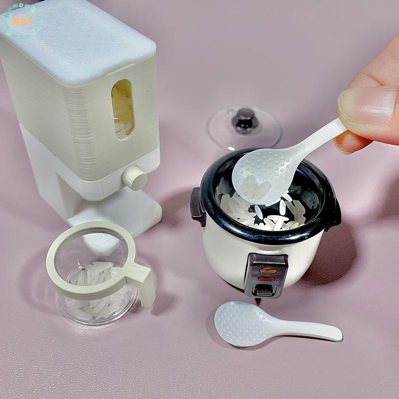 GHX 2 Chiếc Nhà Búp Bê Bếp Cơm Mini Thìa Cơm 4cm Xẻng Cơm Mô Phỏng Thìa Nhà Bếp Đồ Chơi Nấu Ăn VN