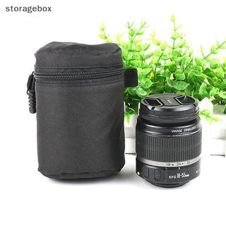 [Hộp lưu trữ] 1 Phụ kiện chụp ảnh Túi đựng ống kính máy ảnh sang trọng cho ống kính Canon Nikon Sony Olympus Fuji DSLR Đẹp