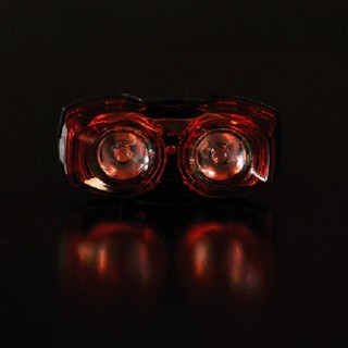 Đèn hậu xe đạp nhiều chế độ flashing, thiết kế gọn nhẹ