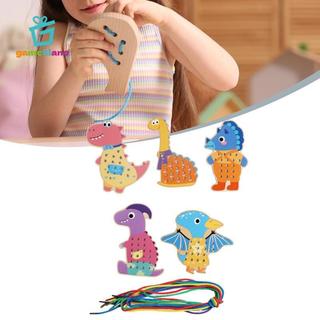 Gamchiano Ren Đồ Chơi Cho Trẻ Em Và Mầm Non Thẻ May Bằng Gỗ Hoạt Động Viền
