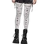 GODD Nữ Nhật Bản Gothic Grunge Trắng Quần Tất Thẩm Mỹ Whimsical Dễ Thương In Hình Opaque Quần Legging Hosi