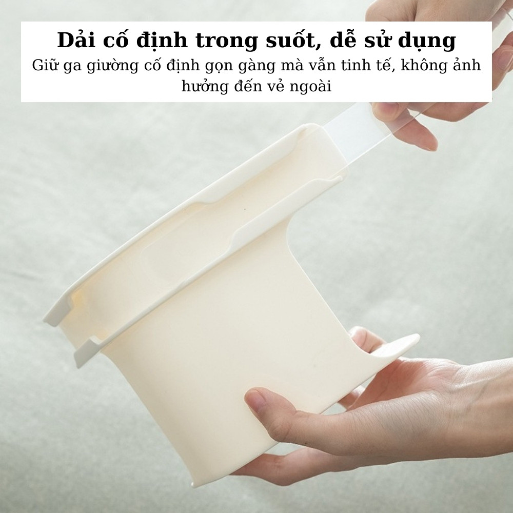 Kẹp khóa cố định ga ngăn ga trượt Đồ/Kẹp Cố Định Ga Giường, Nẹp/Miếng Cố Định, Cố Định Ga