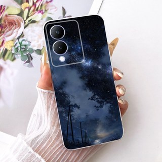 Dành Cho Vivo Y17s V2310 Mới Mát Họa Tiết Rồng Hổ Vỏ Điện Thoại Vivo Y17S Y 17S 4G Silicon Mềm TPU