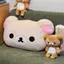 Dễ Thương Rilakkuma Sang Trọng Búp Bê Đầu Giường Eo Hỗ Trợ Tựa Lưng Lớn Có Thể Tháo Rời Có Thể Giặt Ngủ Gối Lớn Đệm Quà Tặng Sinh Nhật