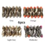 PWSSEND 6 Chiếc Chim Sẻ Nhân Tạo, Phụ Kiện DIY Xốp Mô Phỏng Chim Sẻ, Lfelike Thủ Công Thủ Công Ảnh Đạo Cụ Với Kẹp Giả Xốp Làm Phong Cảnh Chim