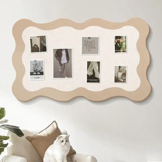 Tấm nỉ SHUPUN, Nhãn dán tường ảnh không khoan tự dính, Thời trang 60x40cm Dễ dàng cài đặt Nền trưng bày Trang trí bàn làm việc phòng khách Phòng ngủ