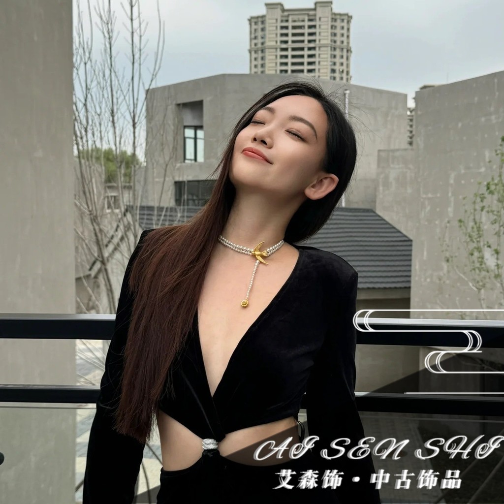 Vòng cổ mặt dây chuyền ngọc trai bồ câu hòa bình thời trang
