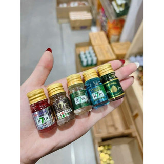 [COMBO 12 CHAI] Dầu Gió Green Seven Oil 5cc - Dầu Gió Hương Thảo Dược Thái Lan