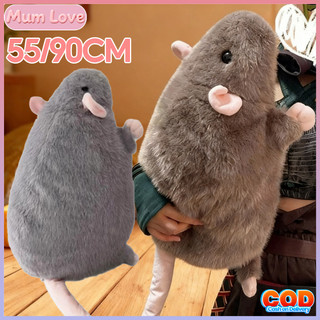 55/90CM Gấu Bông Chuột Dễ Thương, Thú Nhồi Bông Mềm, Quà Sinh Nhật Cho Bé Gái Và Bạn Gái